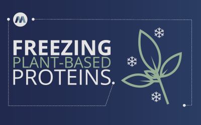 Freezing Plant-Based Proteins