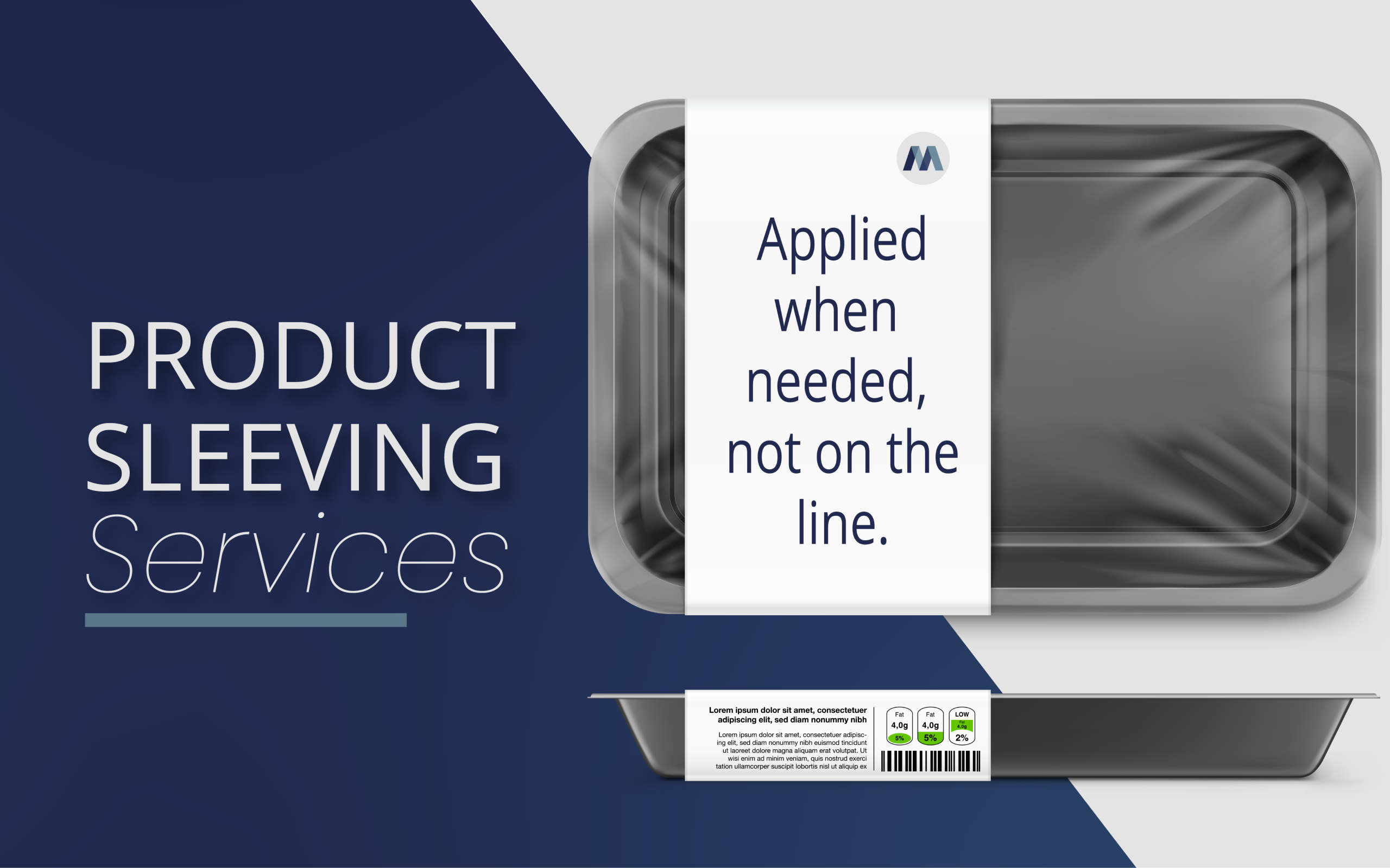 Food Product Packaging – Sleeving